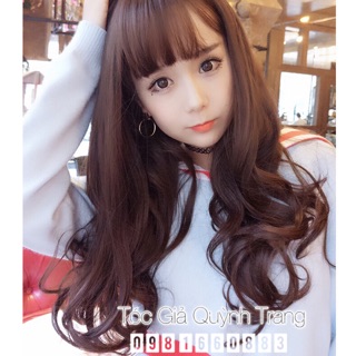 Tóc giả trùm cả đầu 45cm