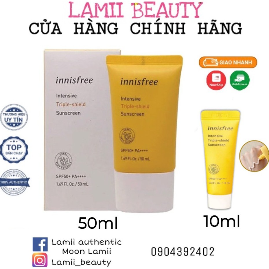 Kem chống nắng INNISFREE PERFECT UV PROTECTION CREAM TRIPLE SHIELD