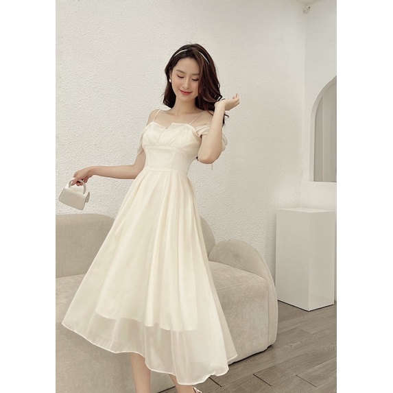Váy tiểu thư buộc dây trễ vai_Kali dress by GB