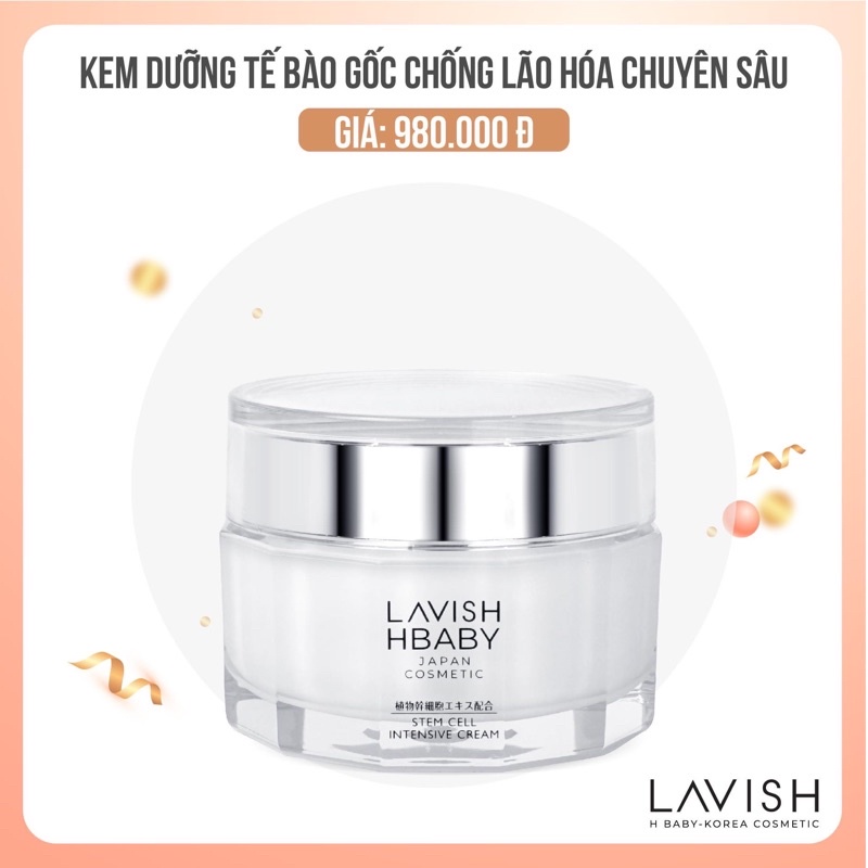 Kem Dưỡng Tế Bào Gốc Chuyên Sâu - Lavish HBaby (Jappan)