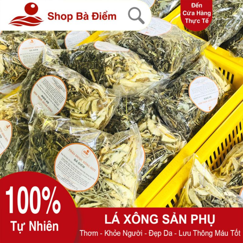 15 Gói Lá Xông Hơi Sau Sinh Liệu Trình 1 Tháng - Lá Xông Cho Bà Đẻ| Lá Xông Sản Phụ - shop Bà Điểm