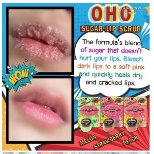 Tẩy tế bào chết môi Nitcher OHO Sugar Lip Scrub Thái Lan