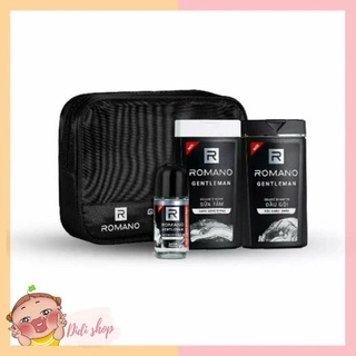 Bộ sản phẩm Romano Gentleman 3 món kèm túi du lịch tiện lợi
