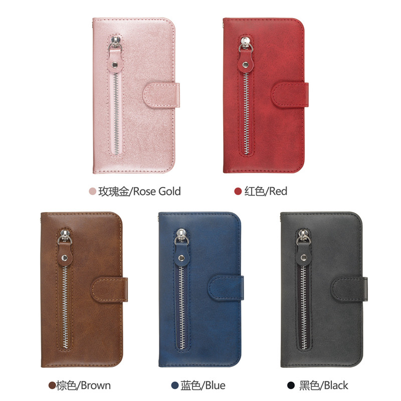 Bao Da Điện Thoại Nắp Gập Có Ngăn Đựng Thẻ Cho Iphone11 Pro Xs Max Xr I8 I7 Se2020 I6S Plus