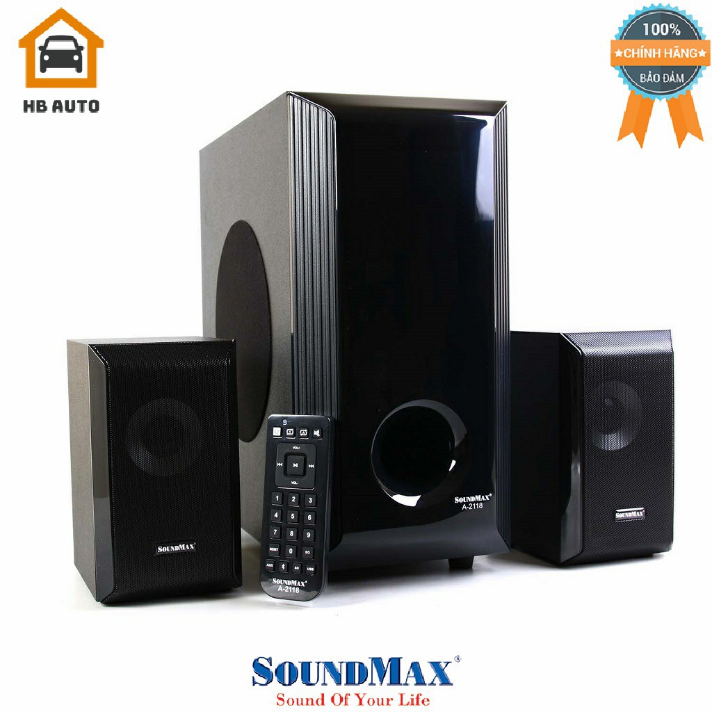 Loa Bluetooth Soundmax A2118 2.1 60W RMS Hàng chính hãng Loa Soundmax