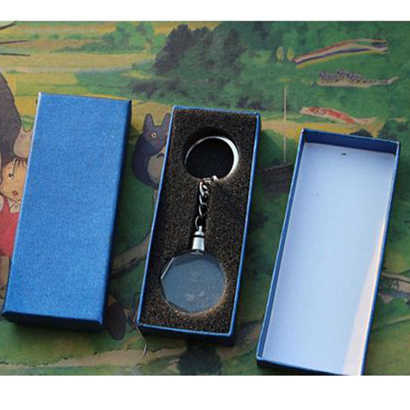 Móc khóa mặt nhân vật Wendy Klee Keqing QiQi Genshin Impact LED nhiều màu sắc pha lê làm quà tặng nhỏ