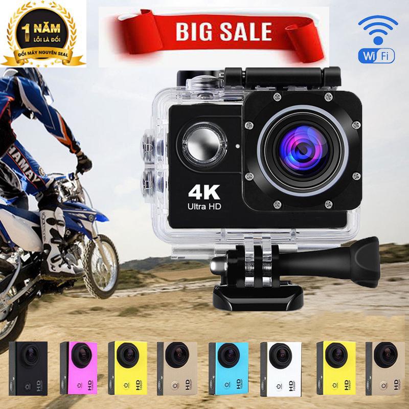 Camera hành trình chống nước chống rung 4K 16M SPORT Ultra HD DV kết nối wifi ( Goplus Cam) góc quay 170 độ