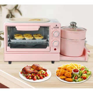 [SALE Xả Hàng] Máy Nướng Bánh Mì Nhiều Tầng Lò Nướng Đa Năng/ Vi Sóng SALAY 12l, rã đông, nướng bánh, chiên rán,đun nấu