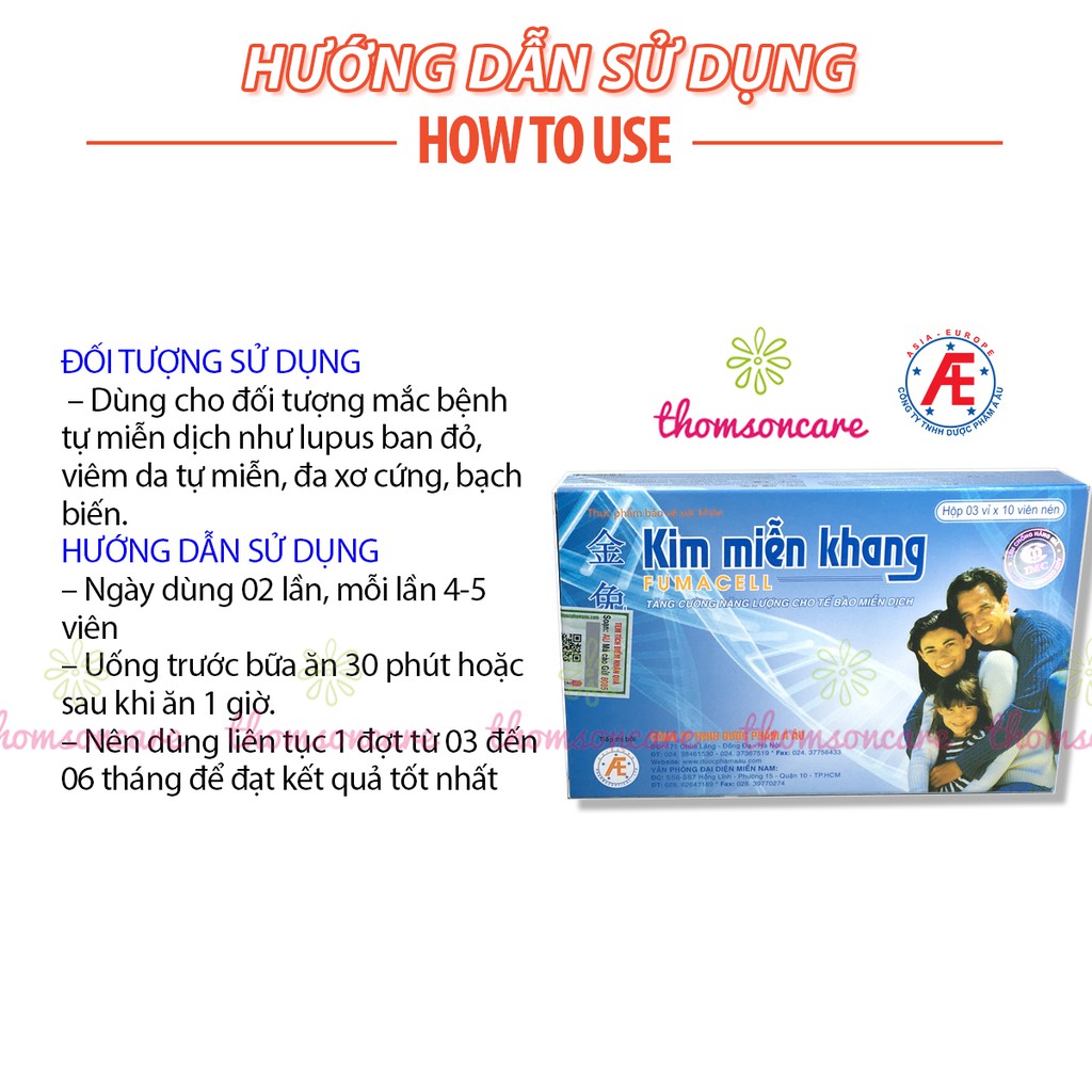 Kim miễn Khang - hỗ trợ giảm vảy nến - Mua 10 tặng 1 bằng tem tích điểm chính hãng