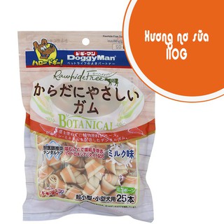Snack Doggyman 110G - Xương nơ sữa  - Nhà Pet