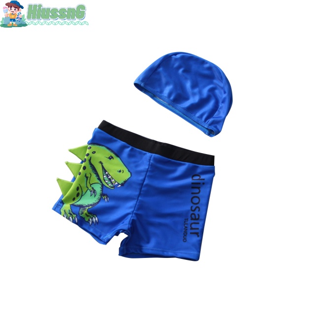 Bộ 2 Quần Bơi Polyester Họa Tiết Hoạt Hình Cho Bé Trai Từ 1-12 Tuổi