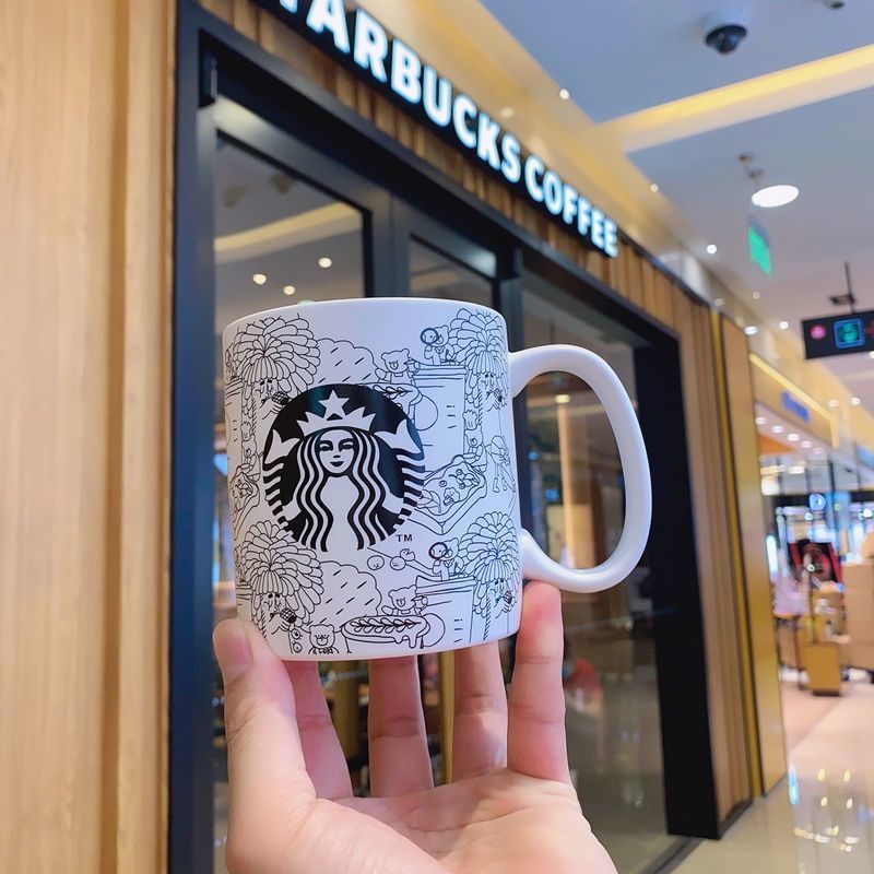 Starbucks graffiti Gấu Cốc 473ml