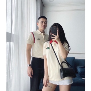 ÁO POLO LA.COSS CÁ SẤU CỔ ĐỎ NỮ