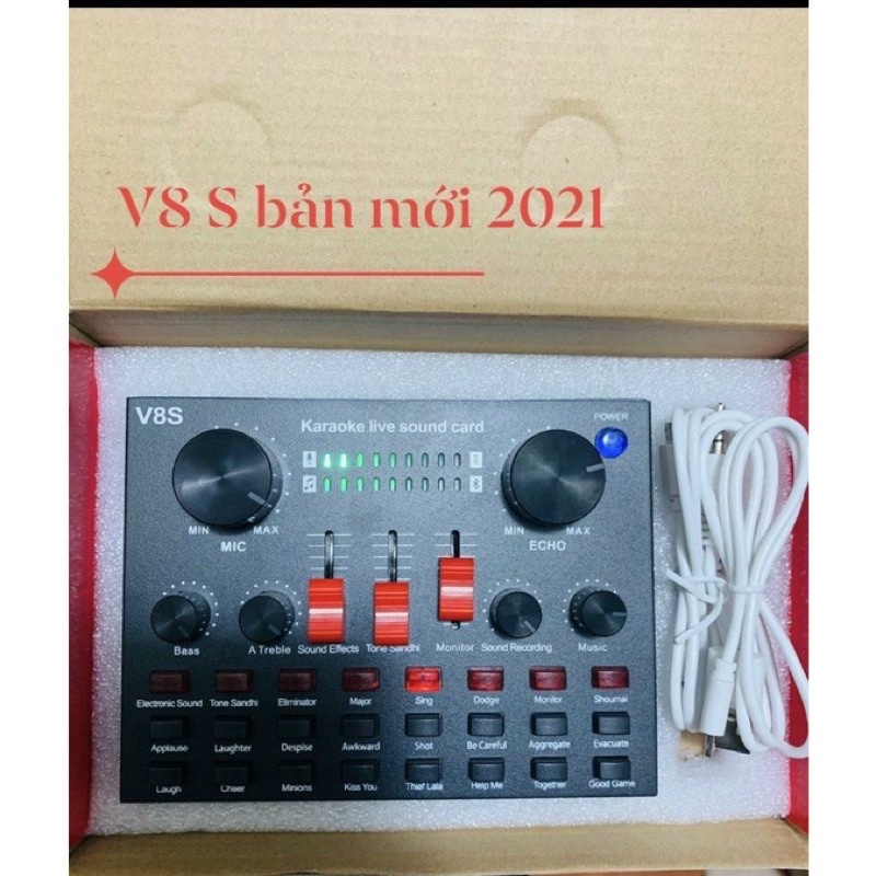 Combo livestream mic ISK AT100 Chính Hãng, Card V8S Bản 2021 Thu Âm Livestream Cực Hay bảo hành 1 Năm