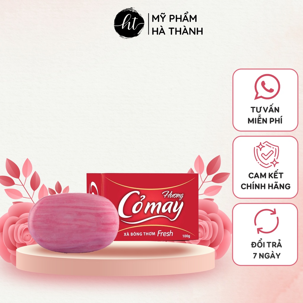 Xà phòng Cỏ May làm sạch da, dưỡng ẩm dưỡng trắng, lưu hương lâu 100g - HT252