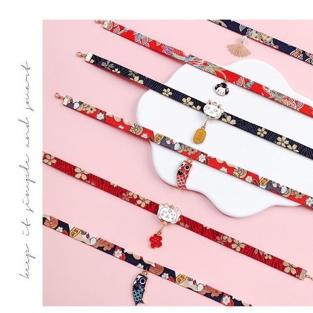 Vòng cổ Choker phong cách Nhật Bản