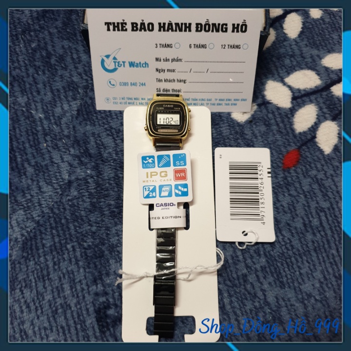 Đồng Hồ Điện Tử Nữ 𝐋𝐀 𝟔𝟕𝟎 Bản Mini Nhẹ Nhàng, Phong Cách Trẻ Trung , Thanh Lịch