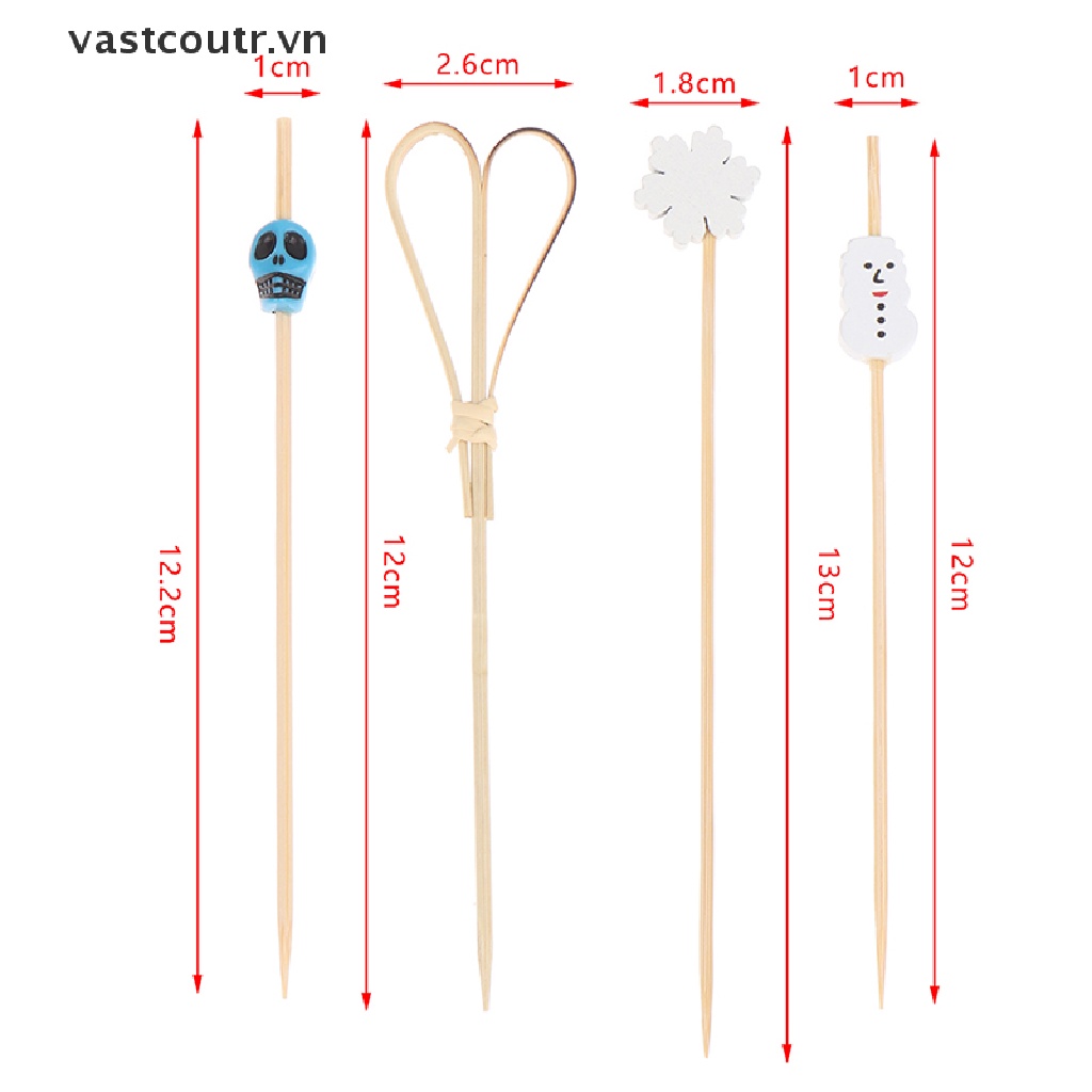 Set 50 / 100 Tăm Tre Ăn Trái Cây