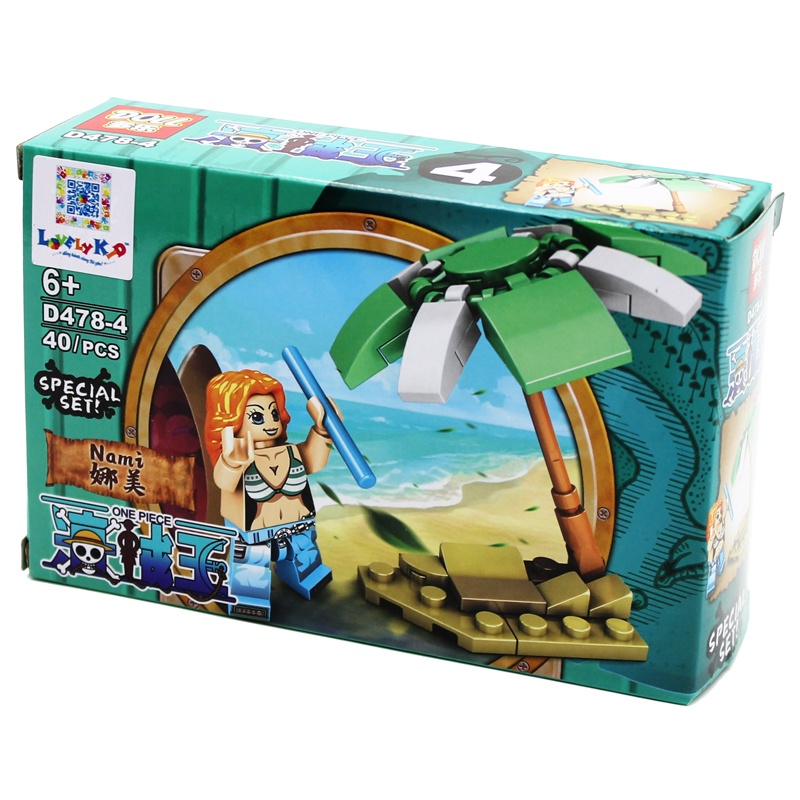 Đồ Chơi Lắp Ráp Mô Hình Nhân Vật One Piece - Doll D478-4 - Nami (40 Mảnh Ghép)