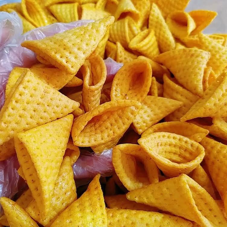 Snack Bim Bim Tam Giác Nón 90 Food túi Zip 500G giòn tan thơm ngon nhức nách, đồ ăn vặt Việt Nam ATVSTP