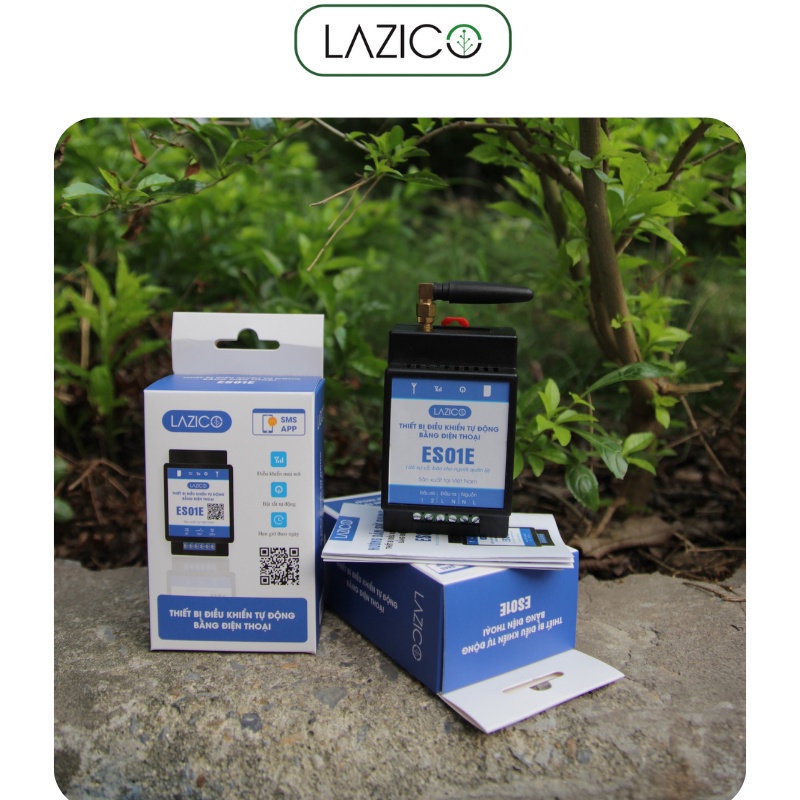 Điều khiển từ xa cho máy bơm bằng điện thoại và báo sự cố báo cho người dùng LAZICO ES01E
