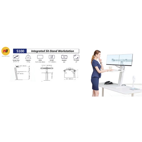 Chân 2 màn hình vi tính NB S100 - Nhập Khẩu