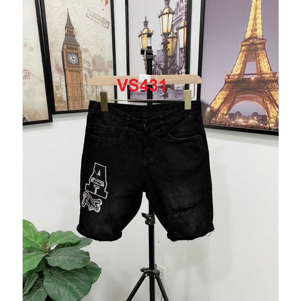 QUẦN SHORT JEAN NAM THÊU, IN, RÁCH ĐẸP, 6 MẪU... TRỜI TRANG PHONG CÁCH VS22 N&CSHOP