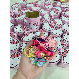 Hộp 40 Dây Buộc Tóc kitty cho bé