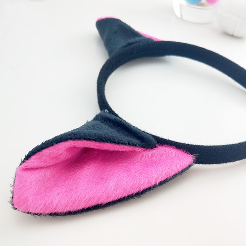 Bộ 3 Băng Đô Cài Tóc Hình Tai Mèo Phong Cách Halloween Cho Nữ