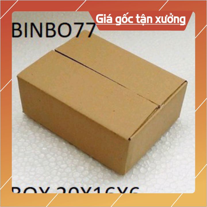 Bộ 60 Thùng Carton 20x16x6 cm - Hộp carton