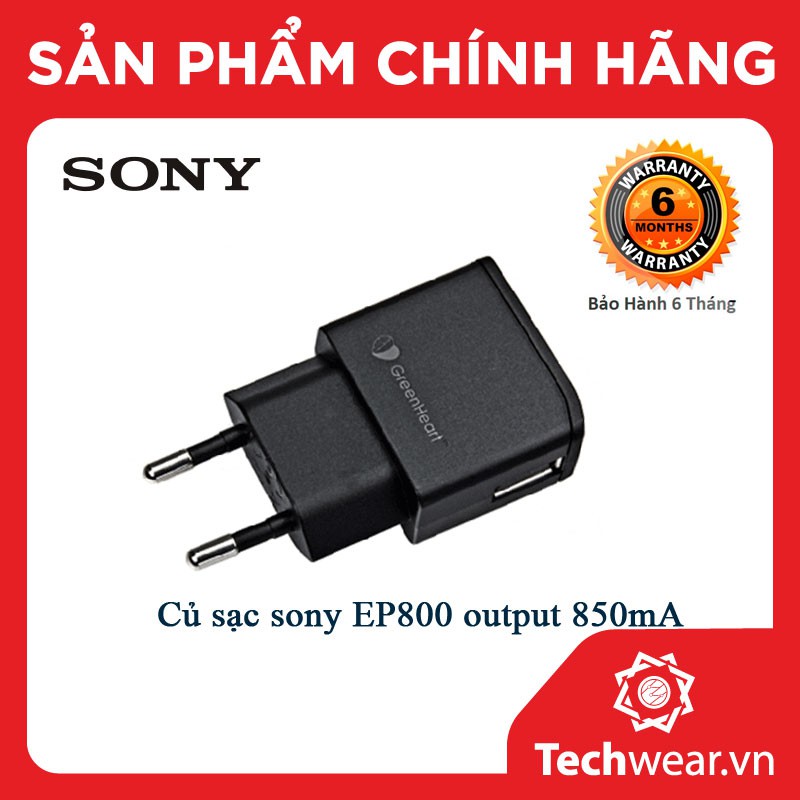 [Mã SKAMCLU9 giảm 10% đơn 100K] Củ sạc chính hãng Sony Ep800 nguồn nhỏ - bảo hành 06 tháng