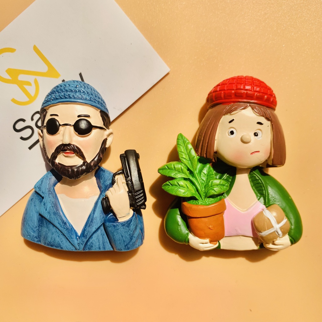 Nam châm tủ lạnh hình ảnh ông bà ngộ nghĩnh