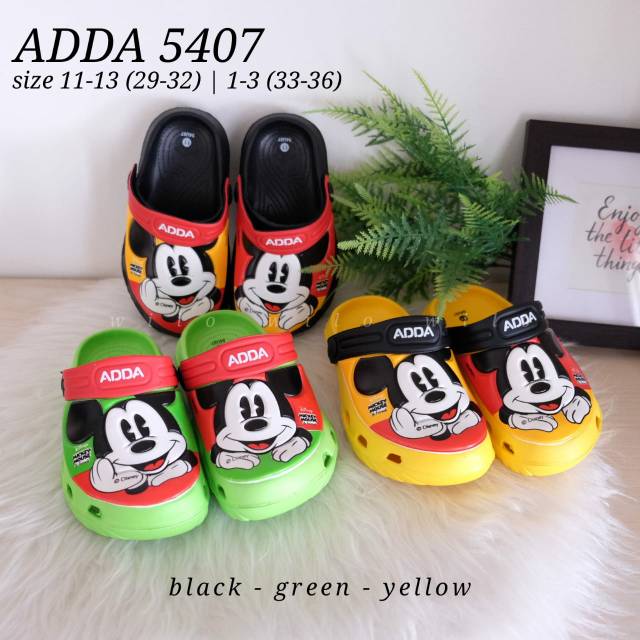 Giày Sandal Cao Su Thời Trang Thái Lan Dành Cho Trẻ Adda 5407