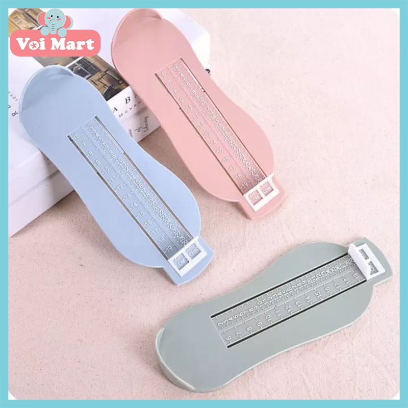 ⚡HOT⚡Thước Đo Chiều Dài Bàn Chân Cho Bé 3 Màu Siêu Xinh