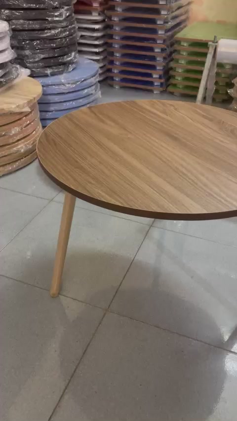 Bàn Trà Gỗ Tròn Sofa Mini Ngồi Bệt Chân Bàn Dạng Xoáy Gỗ Sồi Tự Nhiên Decor Phòng Ngủ Hàn Quốc - Havaco STORE | BigBuy360 - bigbuy360.vn