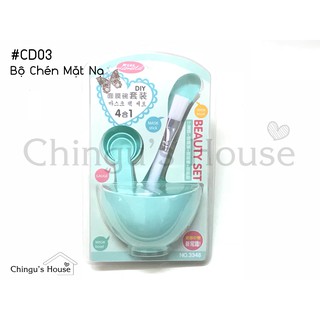 Bộ Chén Mặt Nạ - Cứng