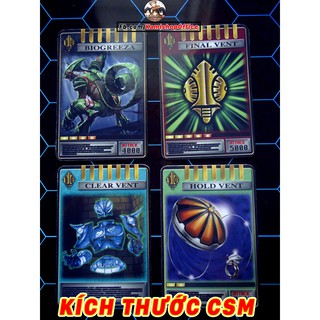 Set Verde 4 thẻ Advent - Kích thước CSM - KamiShop - Kamen Rider Card