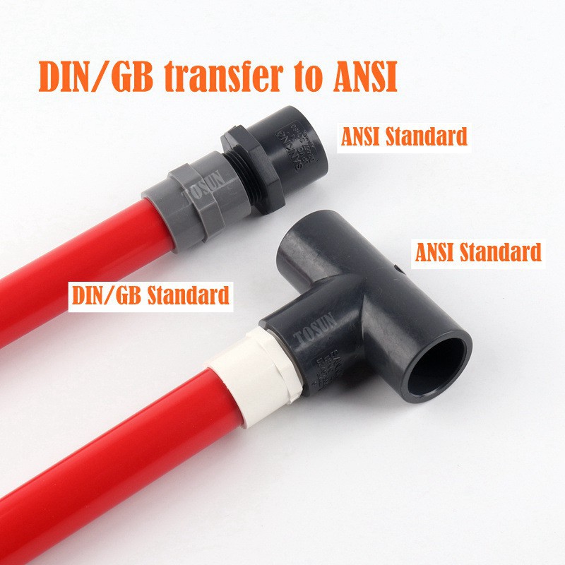 Bộ 5 Đầu Nối Ống Nước Chất Liệu Nhựa Pvc 3 Màu Tuỳ Chọn