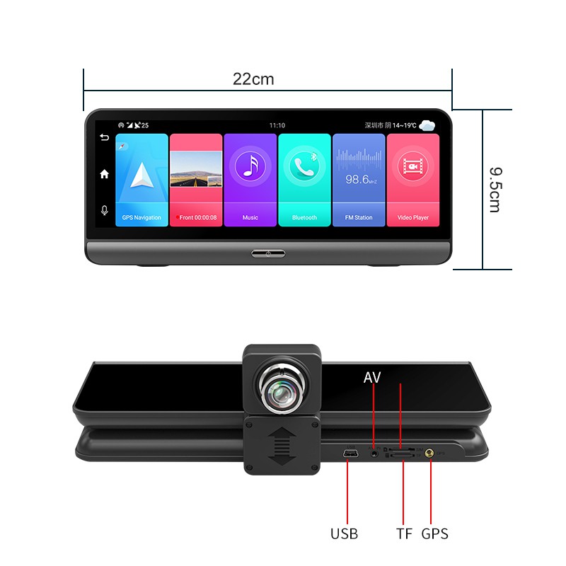 CAMERA HÀNH TRÌNH M394G đặt taplo 4G GPS WIFI điều khiển giọng nói bản mớii