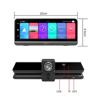 Camera hành trình taplo PHISUNG 8 INCH dẫn đường, cảnh báo tốc độ, 4G wifi
