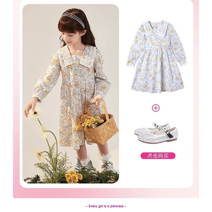 Váy tiểu thư dài tay Deesha