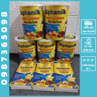   combo5h 900g  Sữa nghệ alphamilk nano curcumin nấm lim xanh 