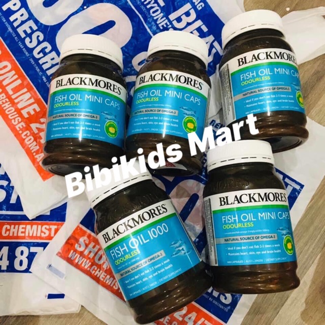 Dầu cá khử mùi blackmores Omega 3 Fish Oil 1000mg 400 viên | BigBuy360 - bigbuy360.vn