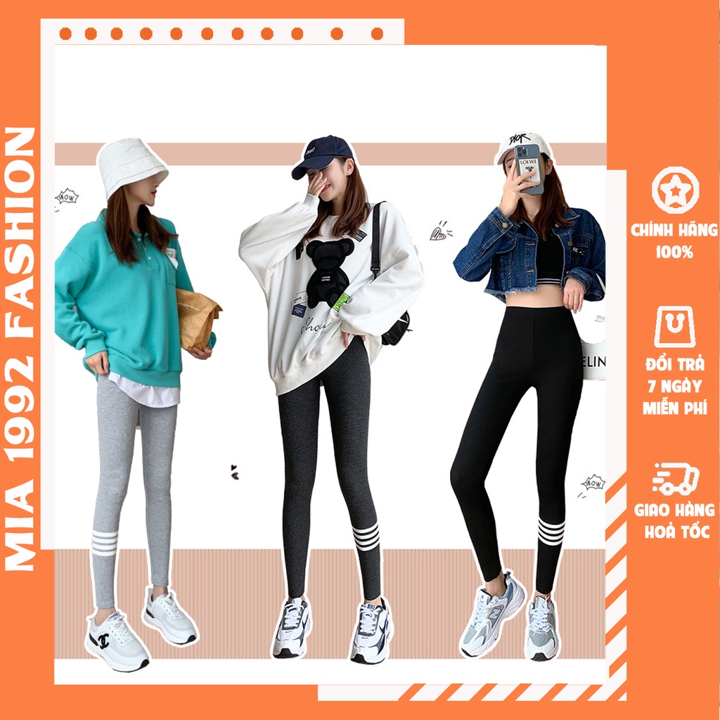 Quần legging nữ MIA 1992 cao cấp - Quần legging len tăm hàng Quảng Châu loại 1 co giãn siêu ấm