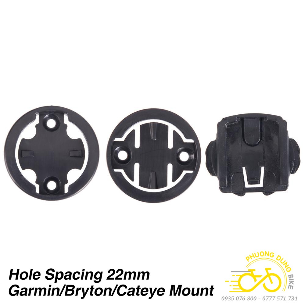 Bộ đế nhựa adapter dành cho đồng hồ xe đạp Garmin Bryton Cateye