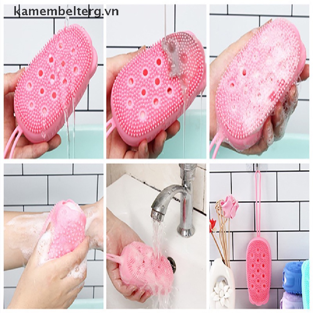Dây Đai Silicone Chà Lưng Tẩy Tế Bào Chết Khi Tắm