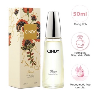 Nước Hoa Cindy Classic Eau De Parfum 50ml (Cindy Hoa)