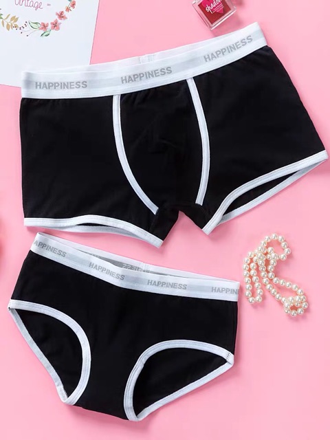 Quần lót cặp nam và nữ cotton