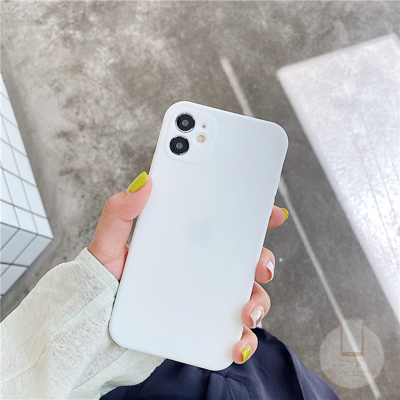 Ốp lưng TPU mềm màu trơn cho Iphone 11 Iphone 6 6s 7 8 Plus X Xs Se 2020 | BigBuy360 - bigbuy360.vn