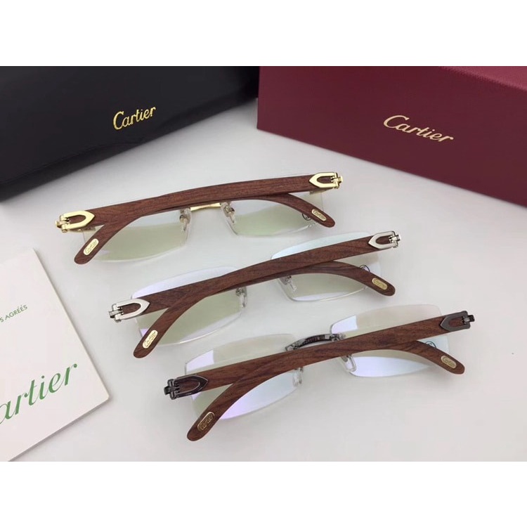 Kính Không Gọng  Càng Gỗ, Mắt kính chống tia UV, Bảo hành 12 tháng - donghokinhmat168